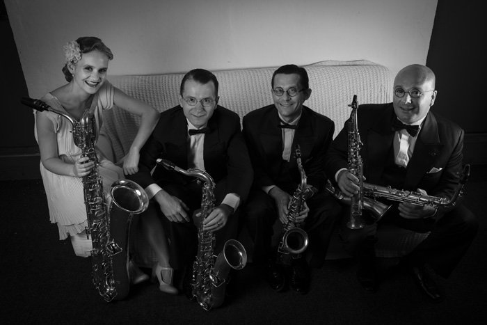 Ilustračný obrázok k článku Originálna Saxophone Syncopators po prvý raz v Bratislave. Zaznie klasika i ragtime