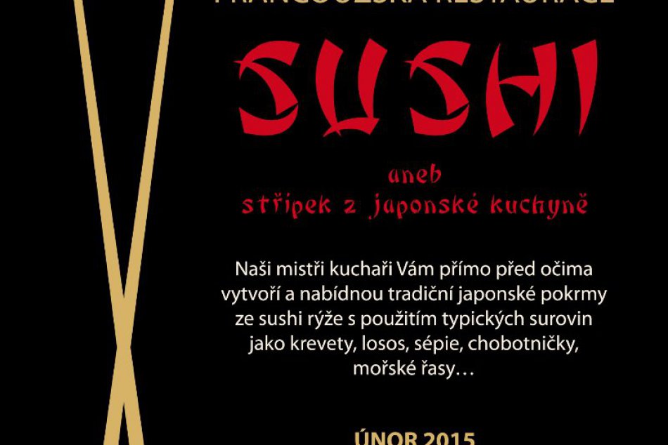 Ochutnajte sushi a ďalšie japonské špeciality v Kúpeľoch Luhačovice