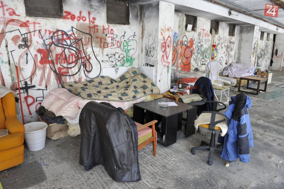Ľudia bez domova v Bratislave