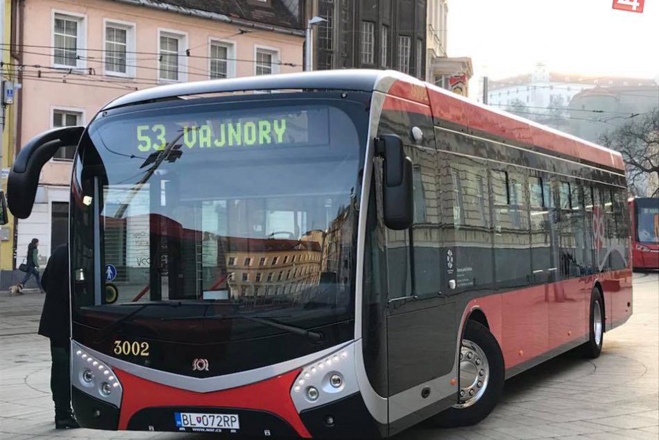 Nové elektrobusy v Bratislave