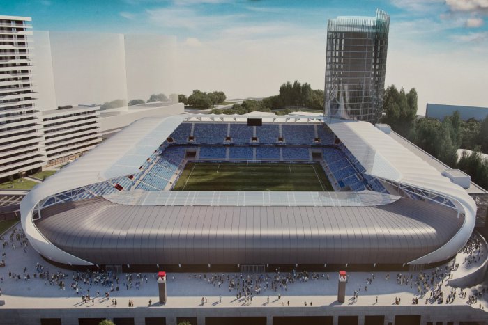 Ilustračný obrázok k článku Poklepaním základného kameňa začali s výstavbou Národného futbalového štadióna