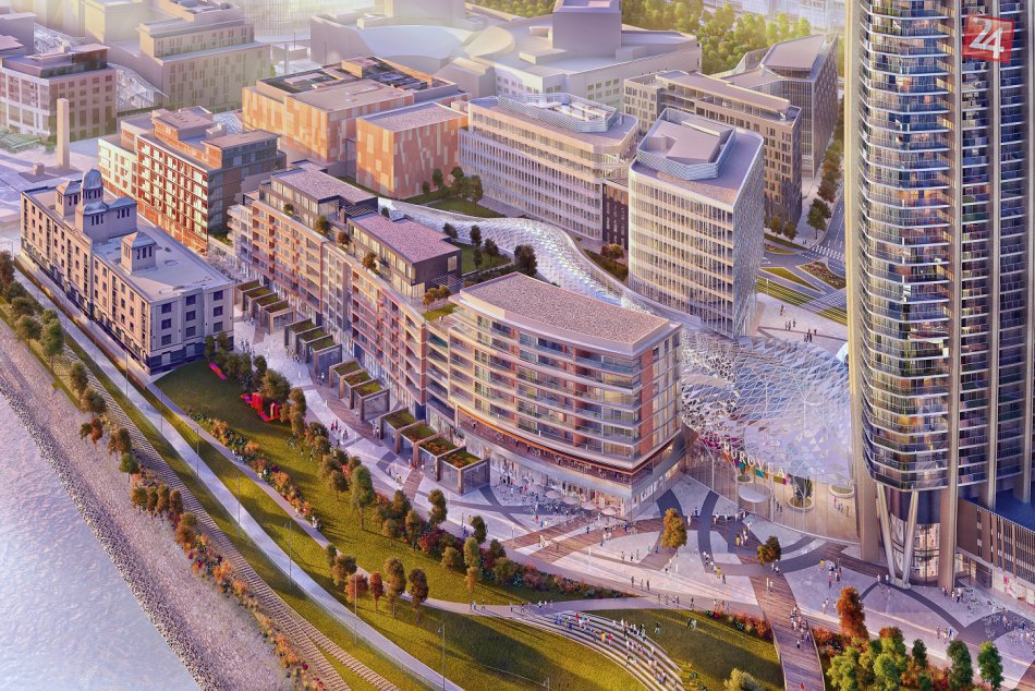 Ilustračný obrázok k článku Projekt Eurovea II s mrakodrapom je v rozpore s ÚPN, tvrdí starosta Ružinova