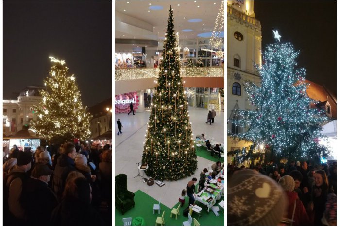 Ilustračný obrázok k článku HLASUJTE: Ktorý bratislavský vianočný stromček je ten NAJkrajší?