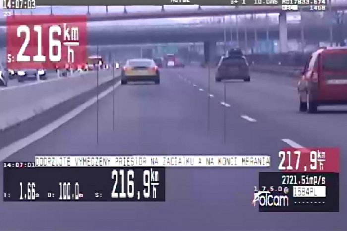 Ilustračný obrázok k článku Cestný pirát na D1: Bratislavou sa preháňal rýchlosťou 216 km/h
