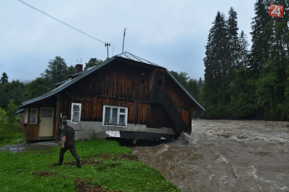 Ilustračný obrázok k článku Na Slovensku hrozia povodne: Trvalý dážď dvíha hladiny riek