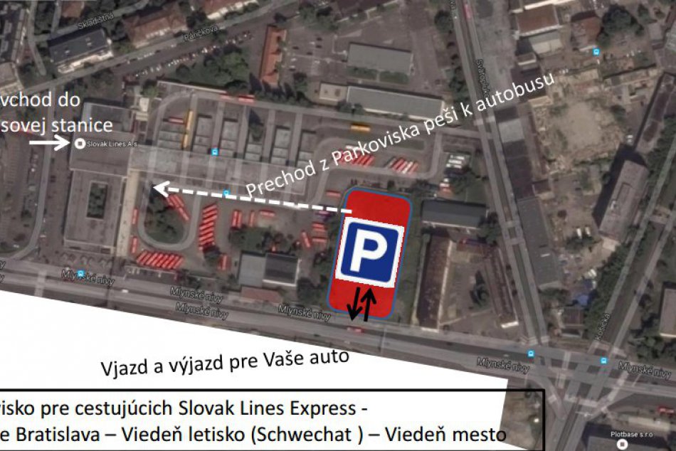 Parkovanie pre cestujúcich do Viedne