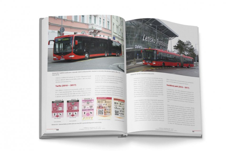 Kniha Autobusy v Bratislave 1927 - 2017