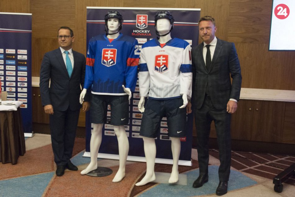 Novinky hokejového zväzu: Predstavili nové logo a reprezentačné dresy
