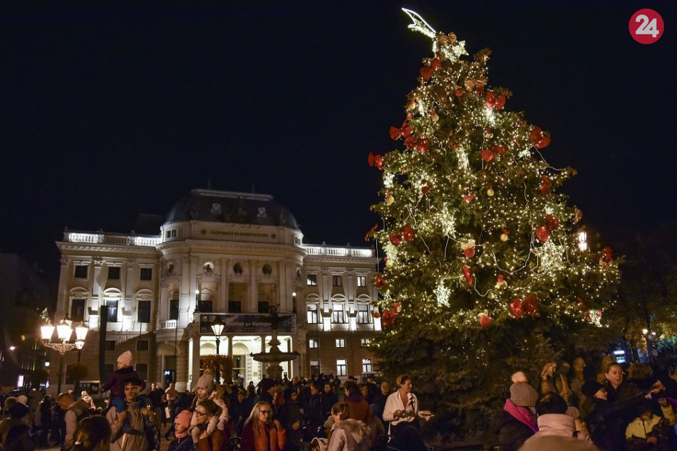 Bratislavské vianočné stromčeky 2018