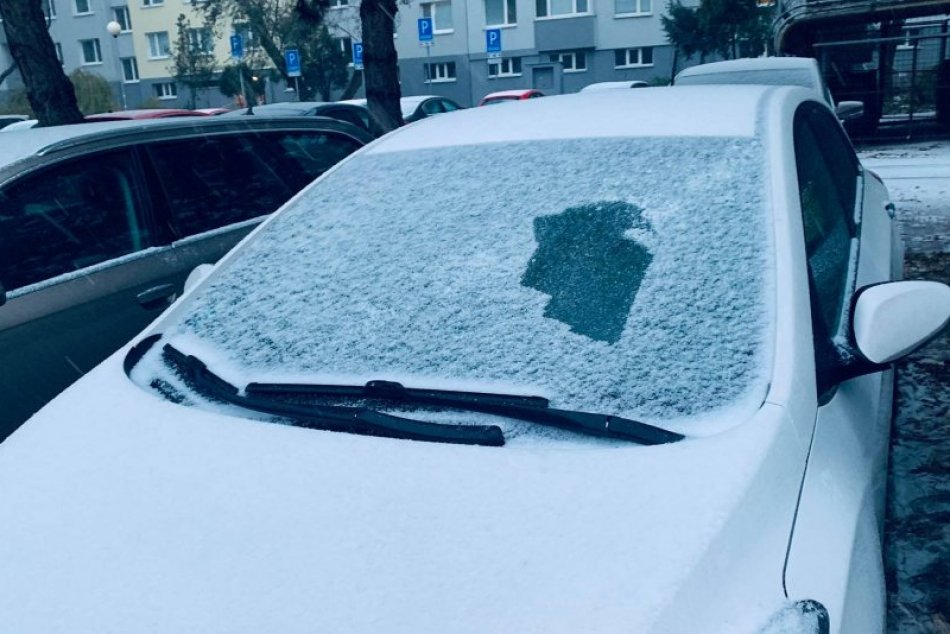 Prvý sneh v Bratislave (3. 12. 2020)